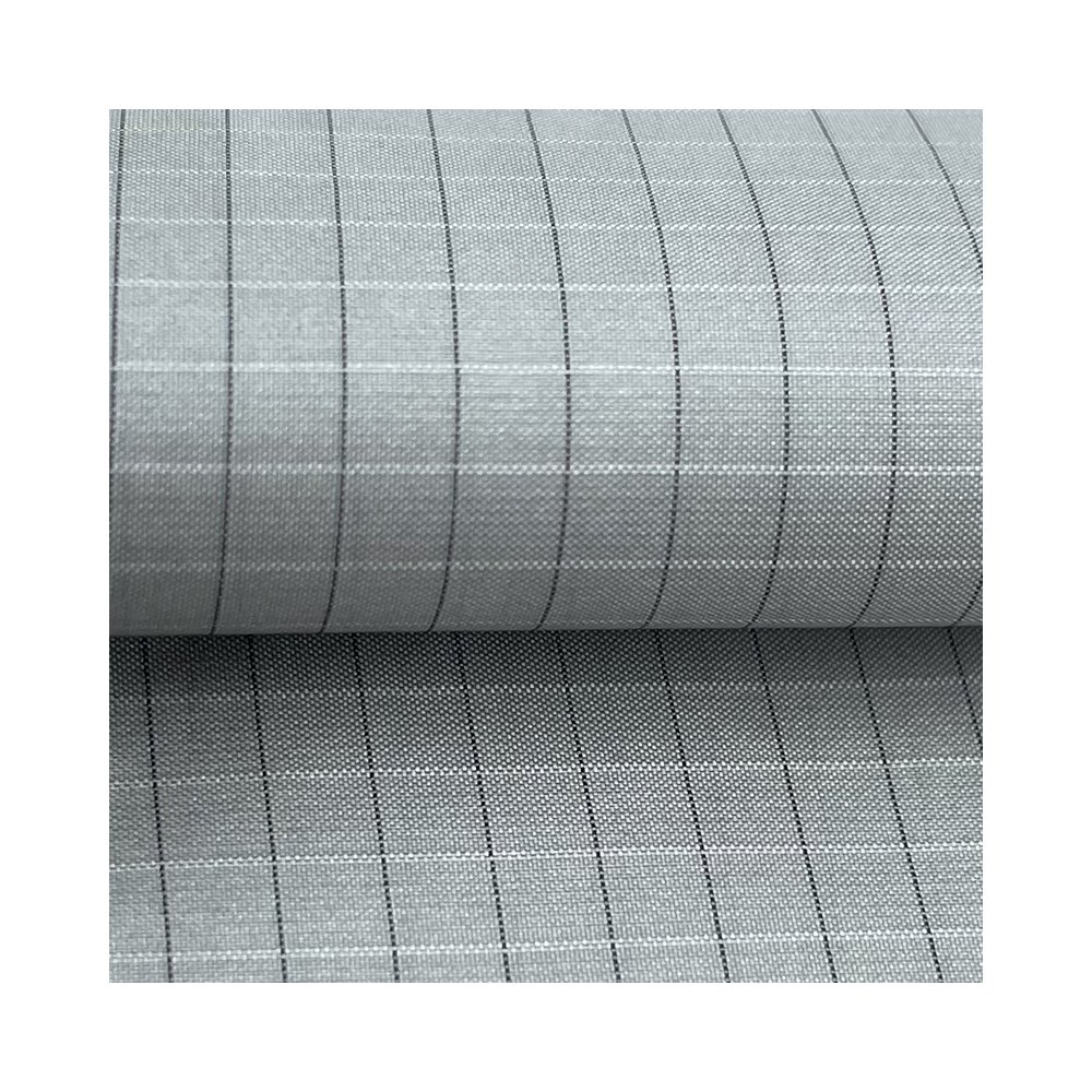 Factory supply windproof graphene plaid fabric lightweight nylon fabric
