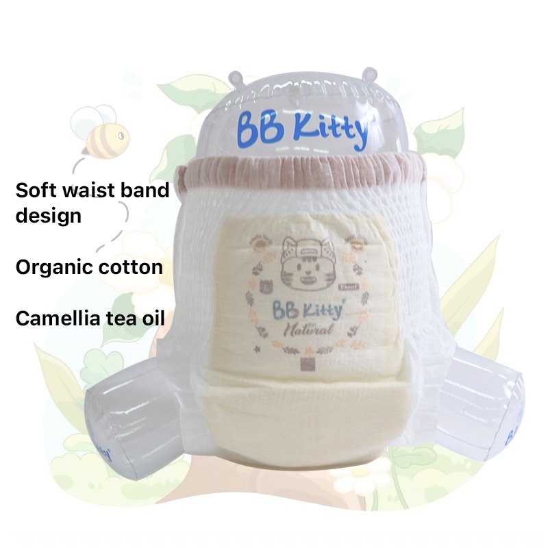 BB Kitty Natural Baby Diapers Eco Friendly Organic Bamboo Biodegradable Chemical Free Natural Baby Diapers