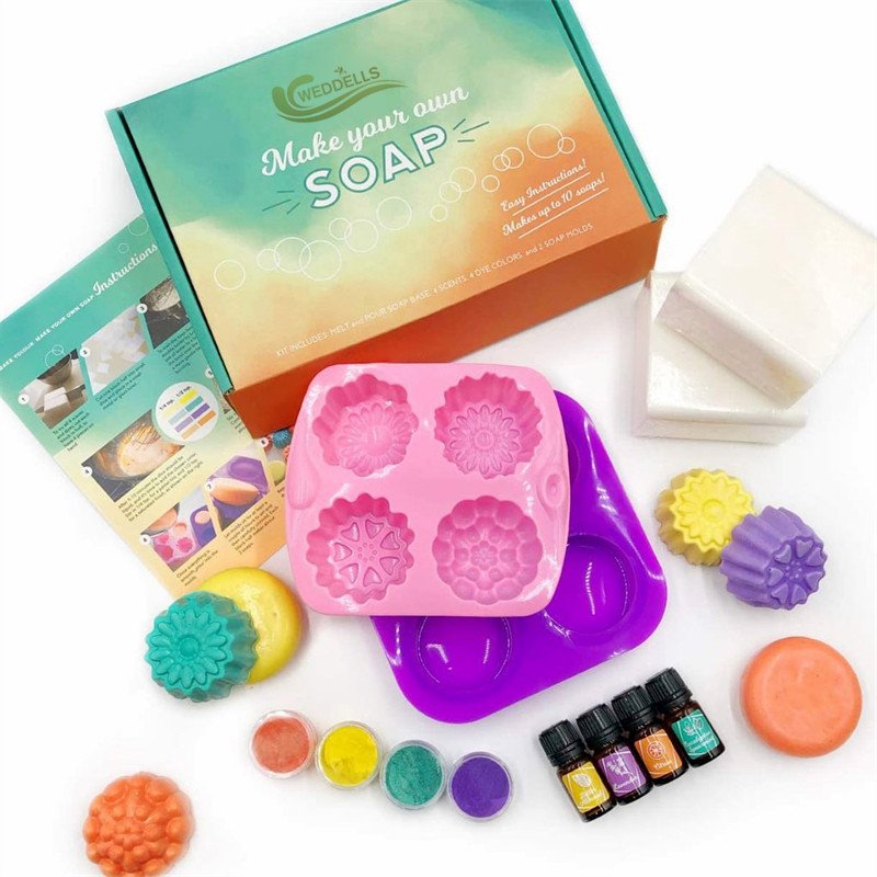 Weddells Skin Care Whitening Creative Handmade Soap 100G Diy Soap Making Kit
