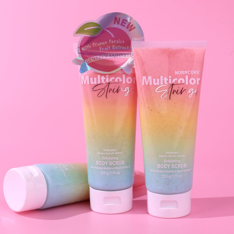 OEM Custom Logo Skin Moisturizing Glowing Exfoliating Natural Fruit Sugar Body and Face Scrub Set