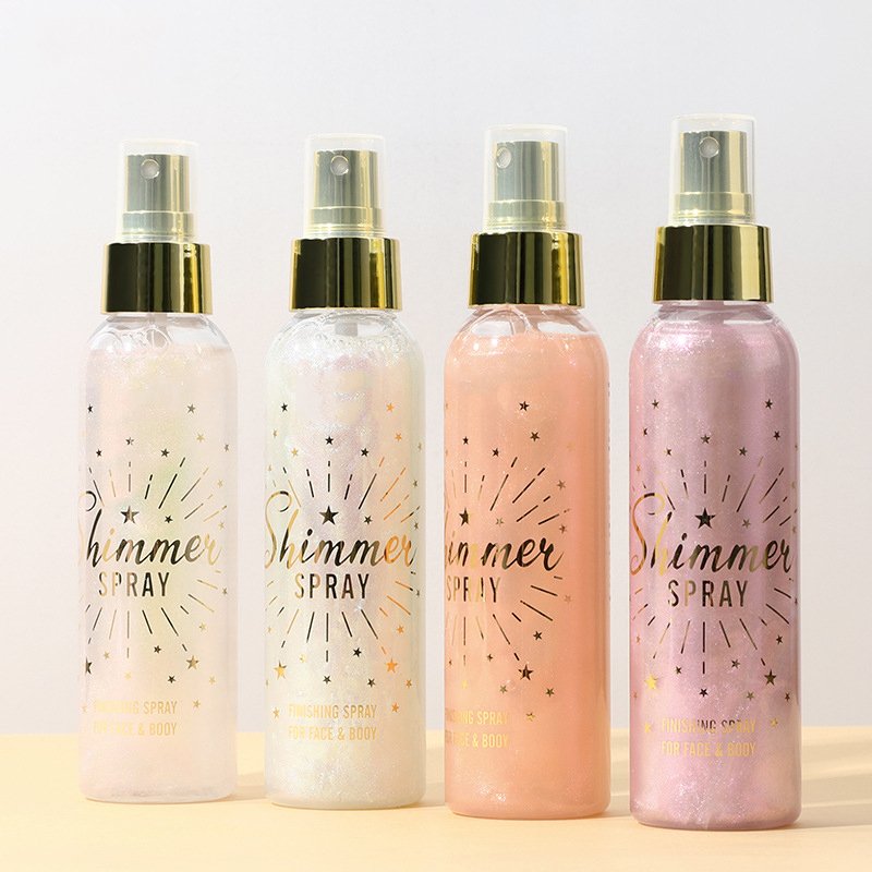 Waterproof Oil-control Matte Fixing Mist Glitter Face Setting Spray Moisturizing Shimmer Makeup Spray Custom Setting Spray