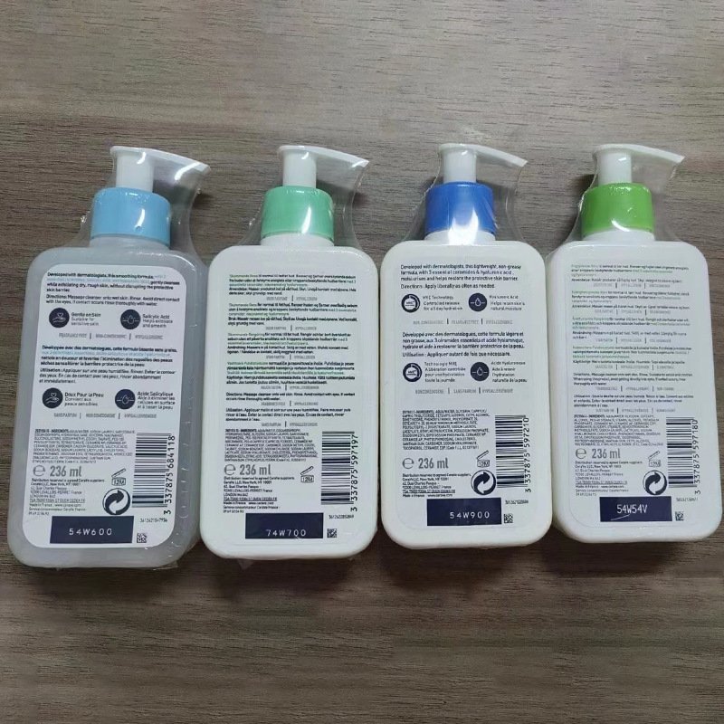 Cera V Body Moisturizing Lotion Face Blemish Control limpiador exfoliant SA Smoothing Cleanser Hydrating Foaming Facial Cleanser