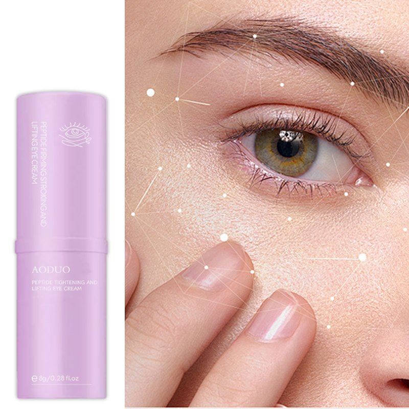 Peptide firming and lifting eye cream improves dryness, roughness, fine lines and other skin problems around the eyes