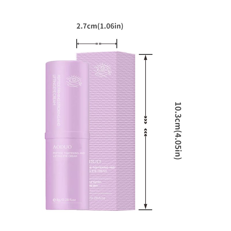 Peptide firming and lifting eye cream improves dryness, roughness, fine lines and other skin problems around the eyes