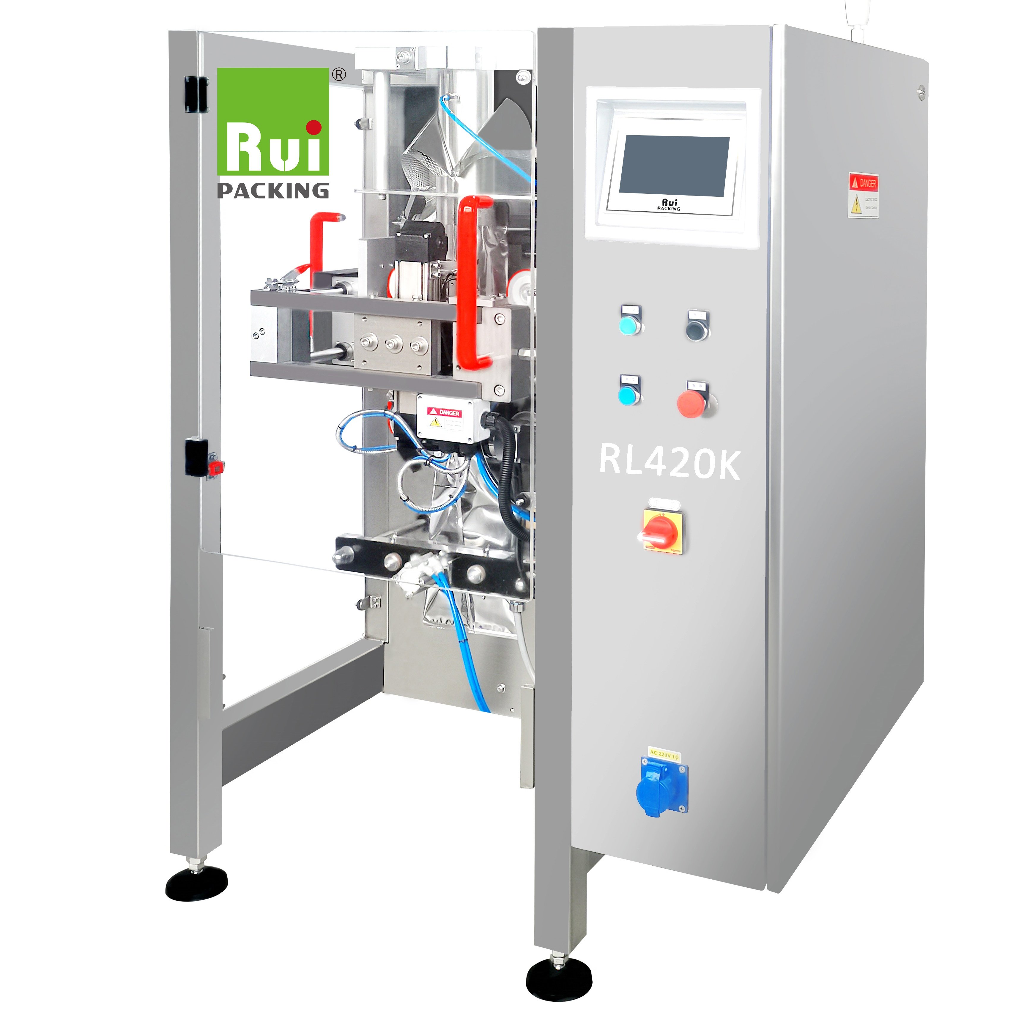 Vertical VFFS Packaging Machine for Organic Gluten-Free Foods for Banana Chips Chin Chin Wrapping Filling Plastic Pouches Films