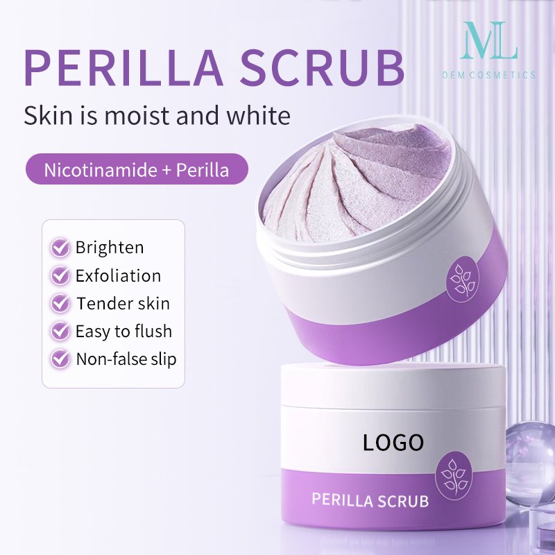 MLXL OEM COSMETICS Exfoliating And Moisturizing Scalp Body Scrub Deep-Cleansing Sugar And Salt Scrub For Hair And Skin