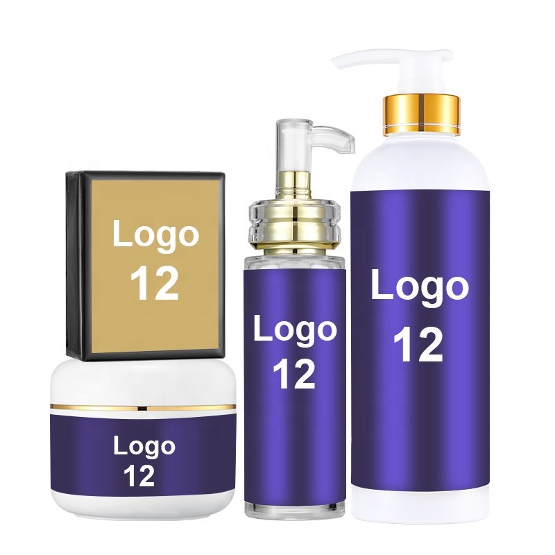 organic double-glutathie face double inject body lotion private label skin bleaching whitening cream full skin care set