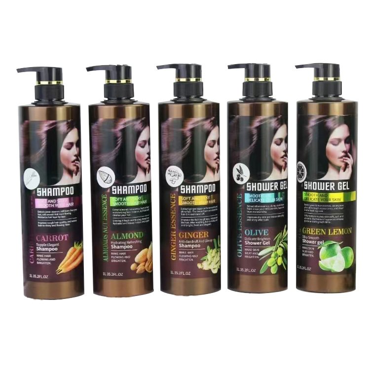 OEM Best Lemon Olive Aloe Vera Avocado Hair Care Shampoo with Anti-Dandruff and Anti-Itch Formula 1000ml
