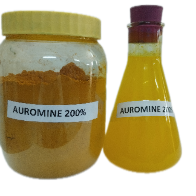 Auramine O (CAS 2465-27-2 ) / Basic Yellow 2/Yellow Textile dyes