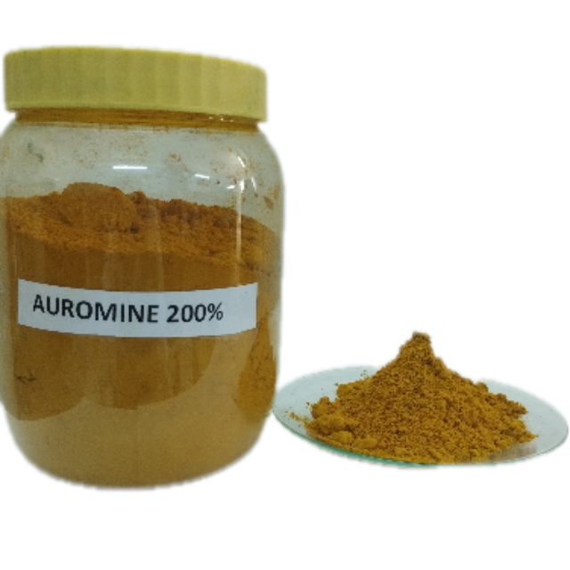 Auramine O (CAS 2465-27-2 ) / Basic Yellow 2/Yellow Textile dyes