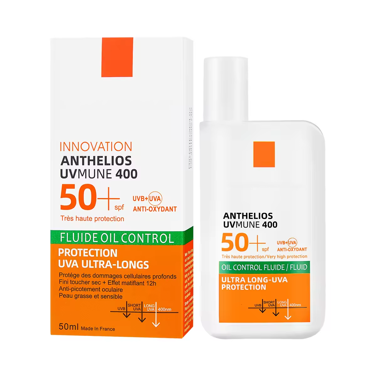 50ml Anthelios Tinted SPF 50 Sunscreen Toleriane Gentle Cleanser LaRoch Po Waterproof Sunscreen Lotion
