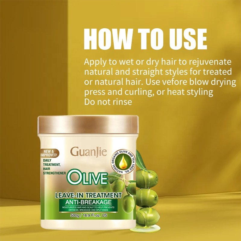 Smoothing Hair Oil Cream bleached curly olives hair keratin For Dry Dameged Organic hair treatment smoothing