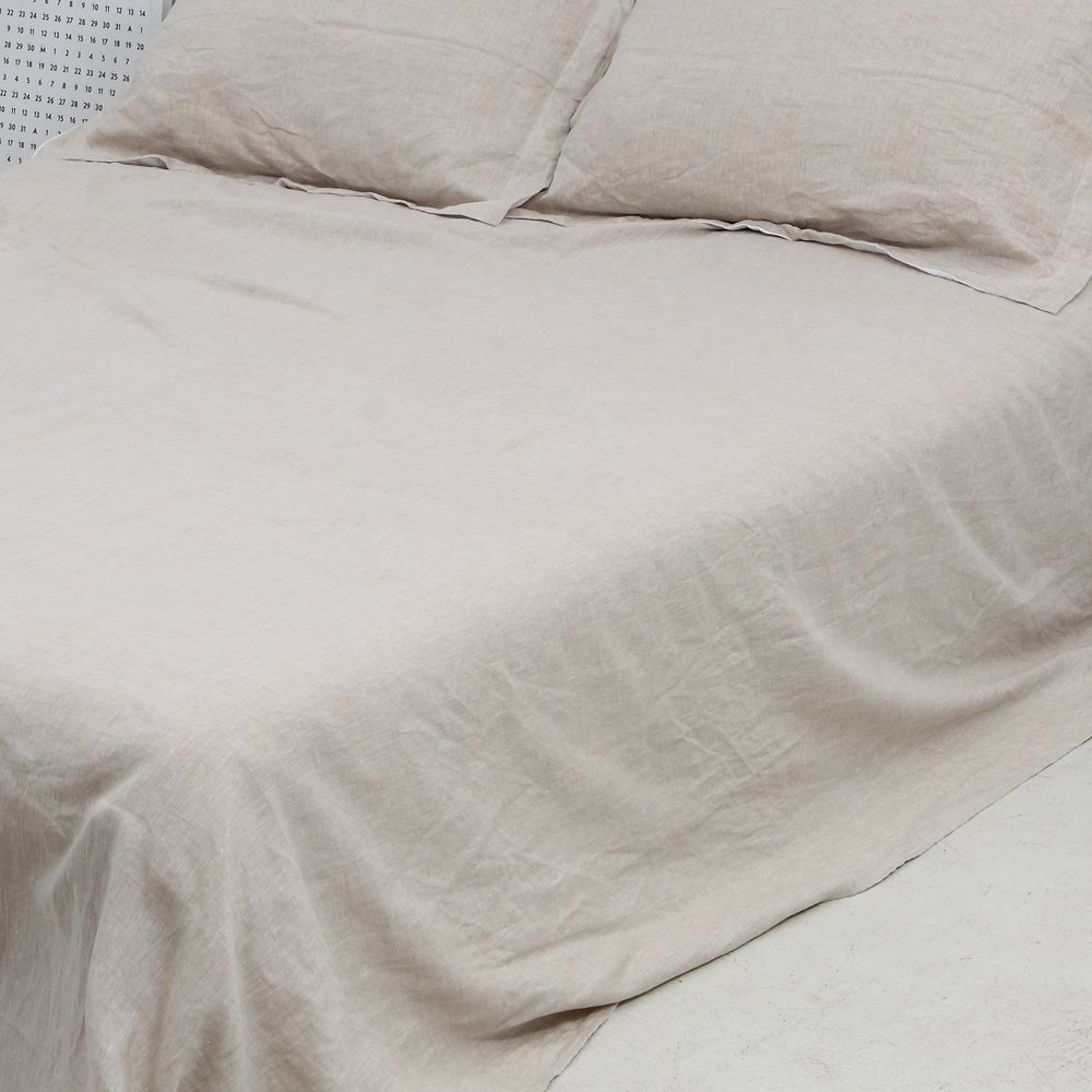 100% linen 280cm width 110 inch natural flax color for linen bedding home textile washed linen ML008