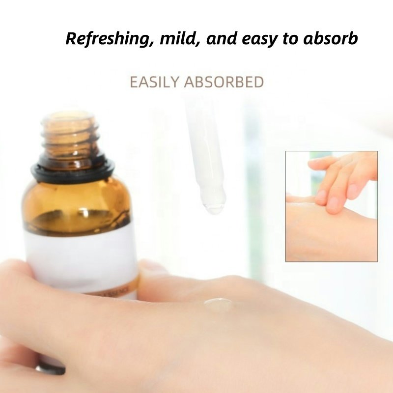 OEM skin care hyaluronic acid essence whitening anti-aging facial essence liquid surface 24K nano gold essence concentrate
