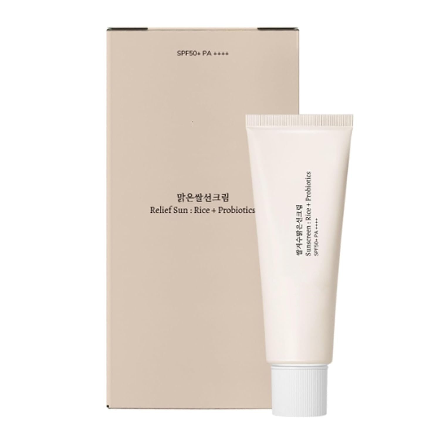 Beauty of Relief Sun Organic Sunscreen Korean Sunscreen SPF 50+ Suit for All Skin Type Moisturizing Skin and UV Defense Joseon