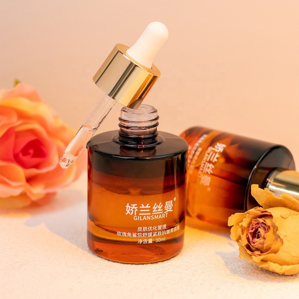 30ml Rose Squalane Firming Oil Serum Rapid Enrichment Serum Strong Moisturizing Facial Serum Anti Aging Wrinkle Essential Oil