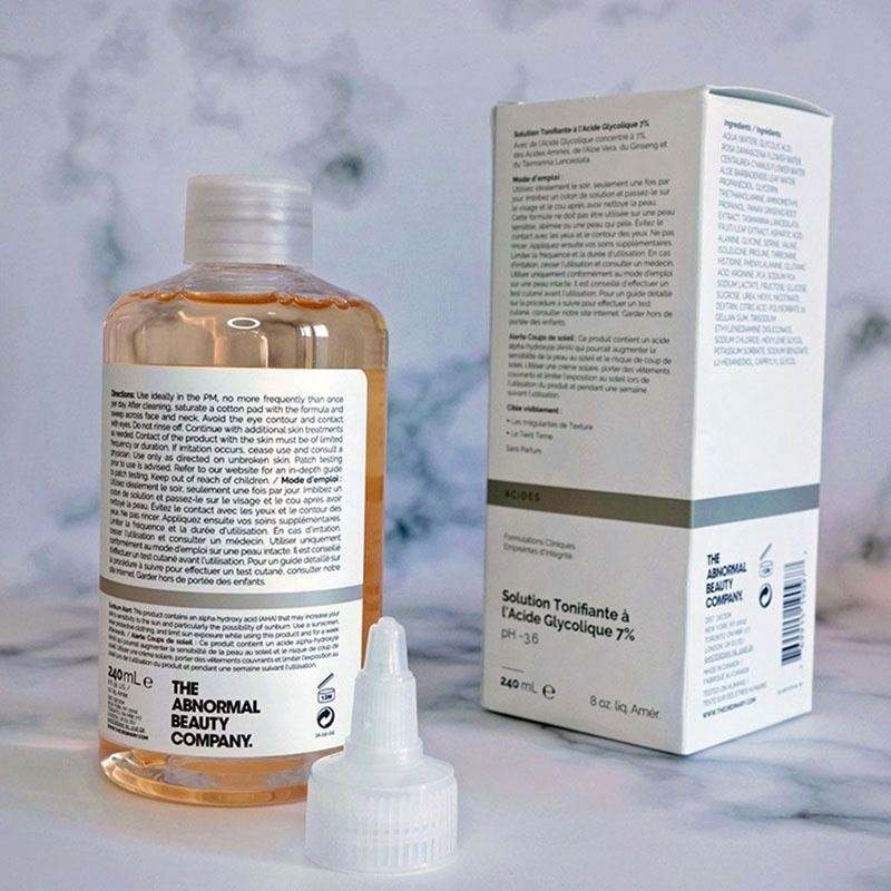 ordinari 240mL Facial Care Lightening Body Skin Repair Toner 7% Glycolic Acid Toning Solution