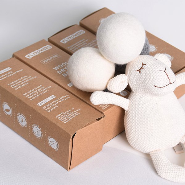 ECO Natural Natural Fabric Softener Laundry Wool Drying Ball For Clothes
