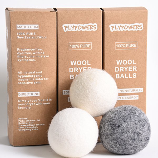 ECO Natural Natural Fabric Softener Laundry Wool Drying Ball For Clothes