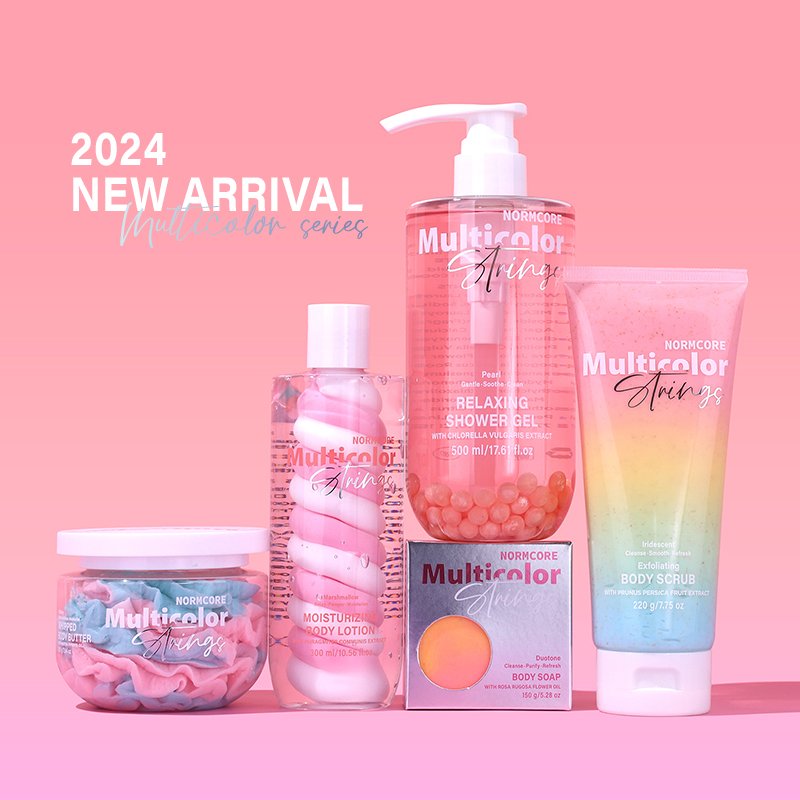 OEM Private Label Rainbow Ice Cream Natural Face Body Exfoliator Deeply Nourish Body Polish Scrub