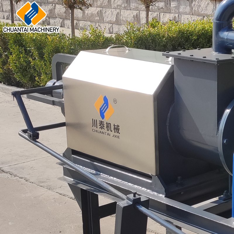 High Productivity Handling Capacity 15-20m3/hour Screw Extruding Separator Dry Cow Dung Machine Solid-liquid Separator