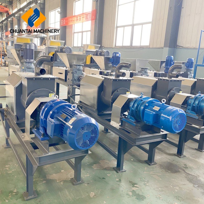 High Productivity Handling Capacity 15-20m3/hour Screw Extruding Separator Dry Cow Dung Machine Solid-liquid Separator