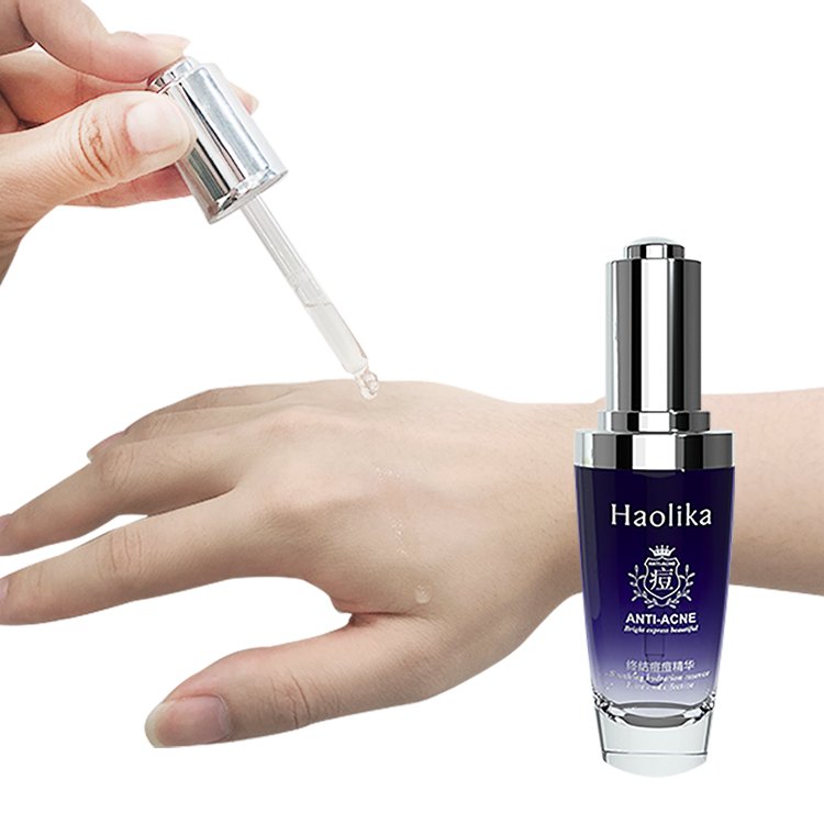 High Quality Natural Organic Face Care Anti-acne Oil control Serum Oil Whiten Cream Skincare Rich Aloe Skin care Set