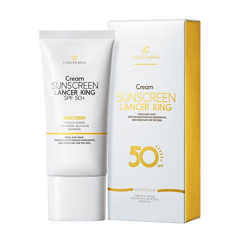 Private Label SPF 50 Oil-Free Zinc-Oxide Tinted Sunburn Sun Block Waterproof Sunscreen Whitening Sunblock Body And Face Cream