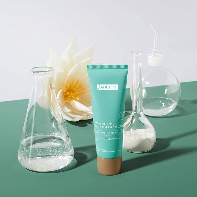 Private Label SPF 50 Organic Korea Suncream Whitening Vitamin C Sunblock Vegan Face Sunscreen for Sensitive Skin Outdoor