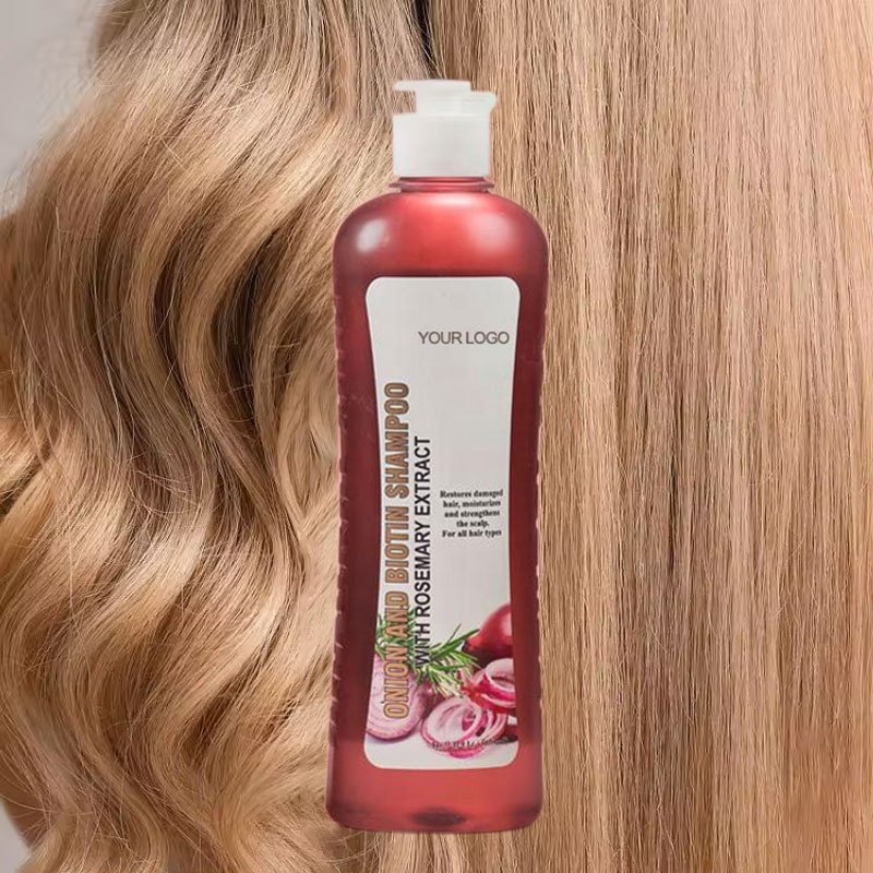 Biotin Rosemary Onion Shampoo Conditioner Tiktok Products Treatment Set For Hair Loss Silicone Free Anti Itch Reduce Hair Loss