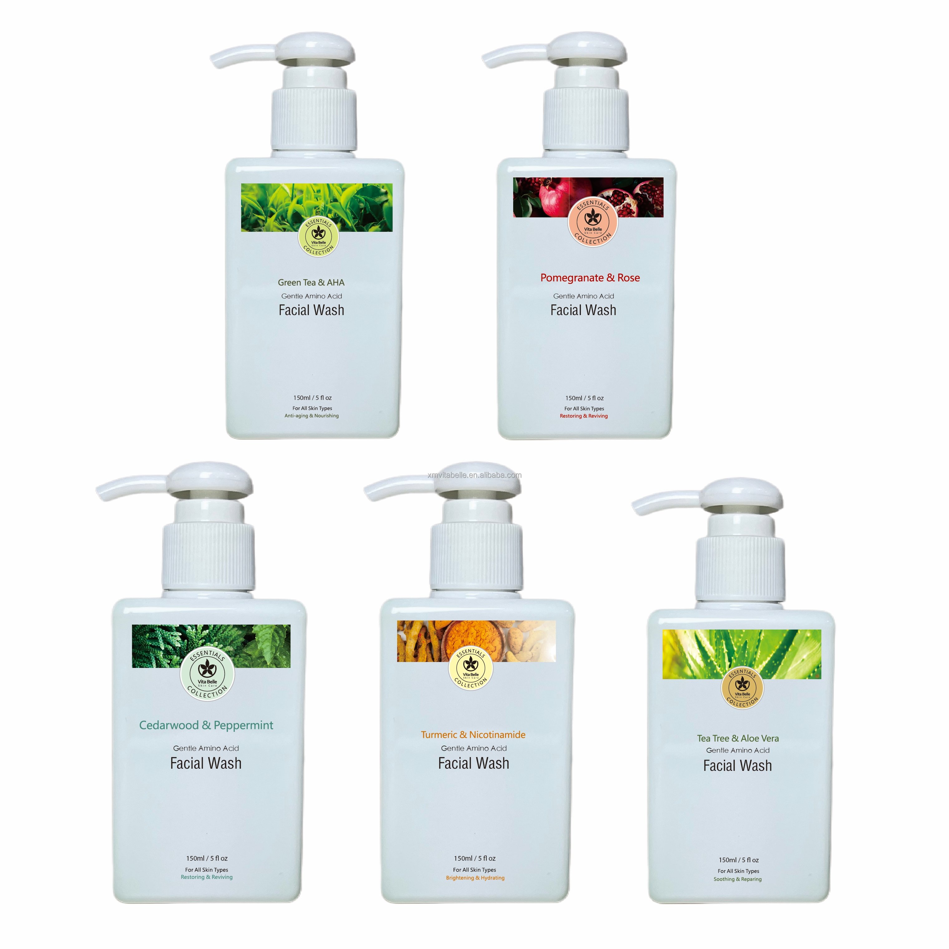 Acne Clear Avocado Facial Foam Acne-Free Formula Deep Cleansing Avocado Cleanser Thai Cosmetic Clear Face wash