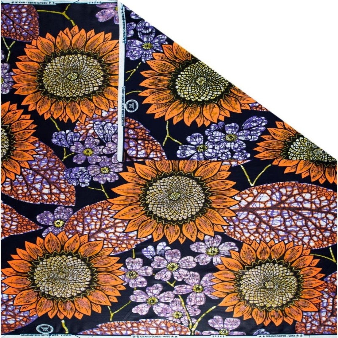 High-Quality African Wax Printed Fabric Holland Loincloth with Vibrant Patterns, Ideal for Traditional Wear and Custom Designs