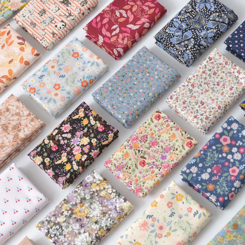 Manufacturer Supplier 44" 145gsm, 100% Cotton Floral Liberty London Custom Digital Print Tana Lawn Fabric for Garment Quilting/
