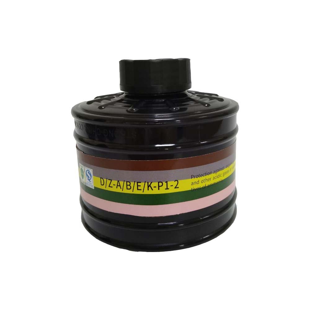 CNSTRONG OEM ODM activated carbon comprehensive filter ABEK2P1 Canister RD40 connector with full face gas respirator
