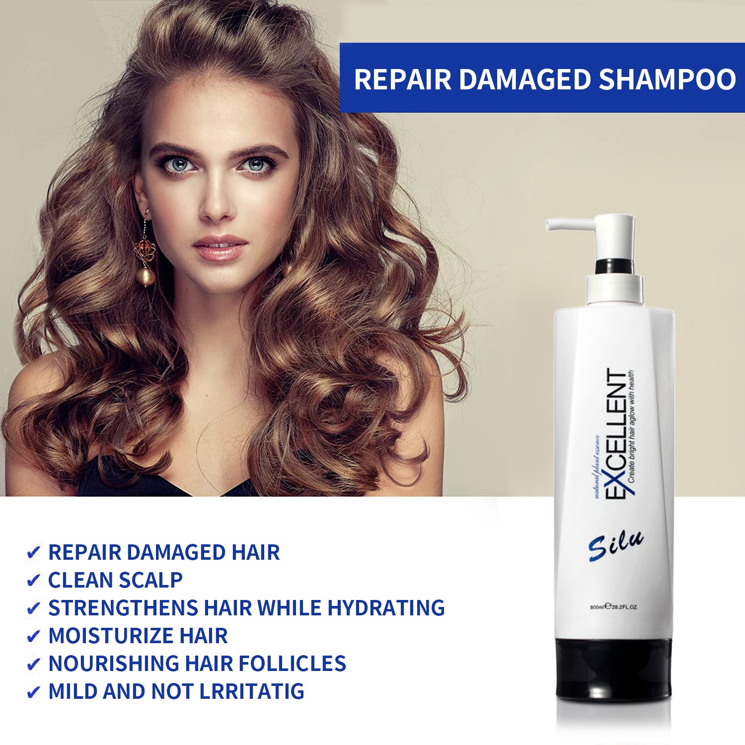 OEM ODM Private Label Hair Care Repair Damaged Anti Fungal Vegan Hair Salon Shampoo