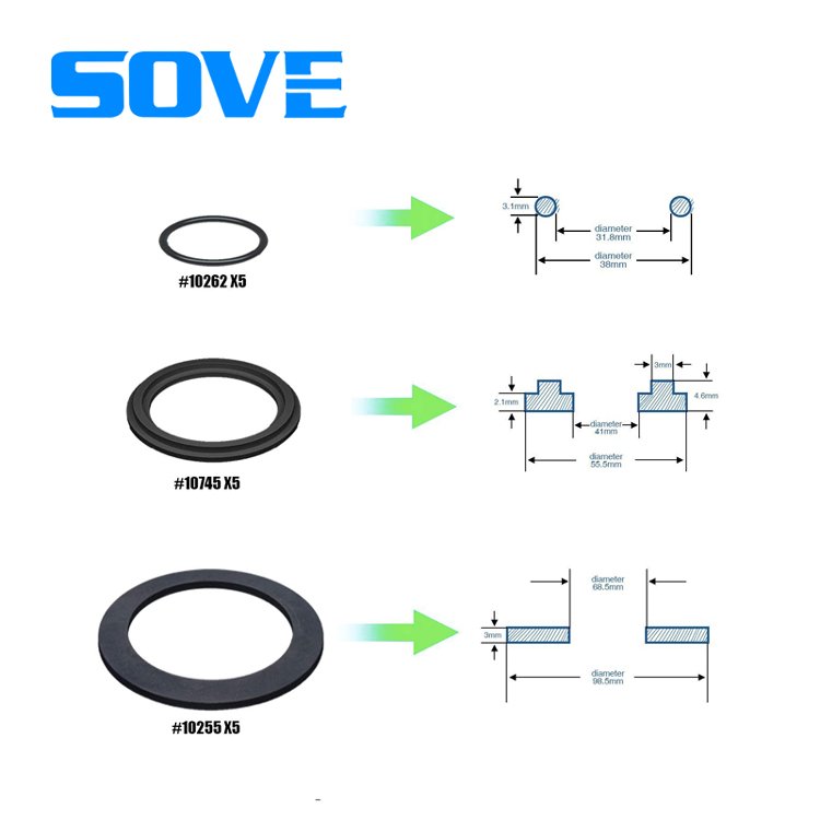 rubber sealing rubber sealing strip O-ring Kit Rubber gasket for pool plunger valve filter gasket and ring kit