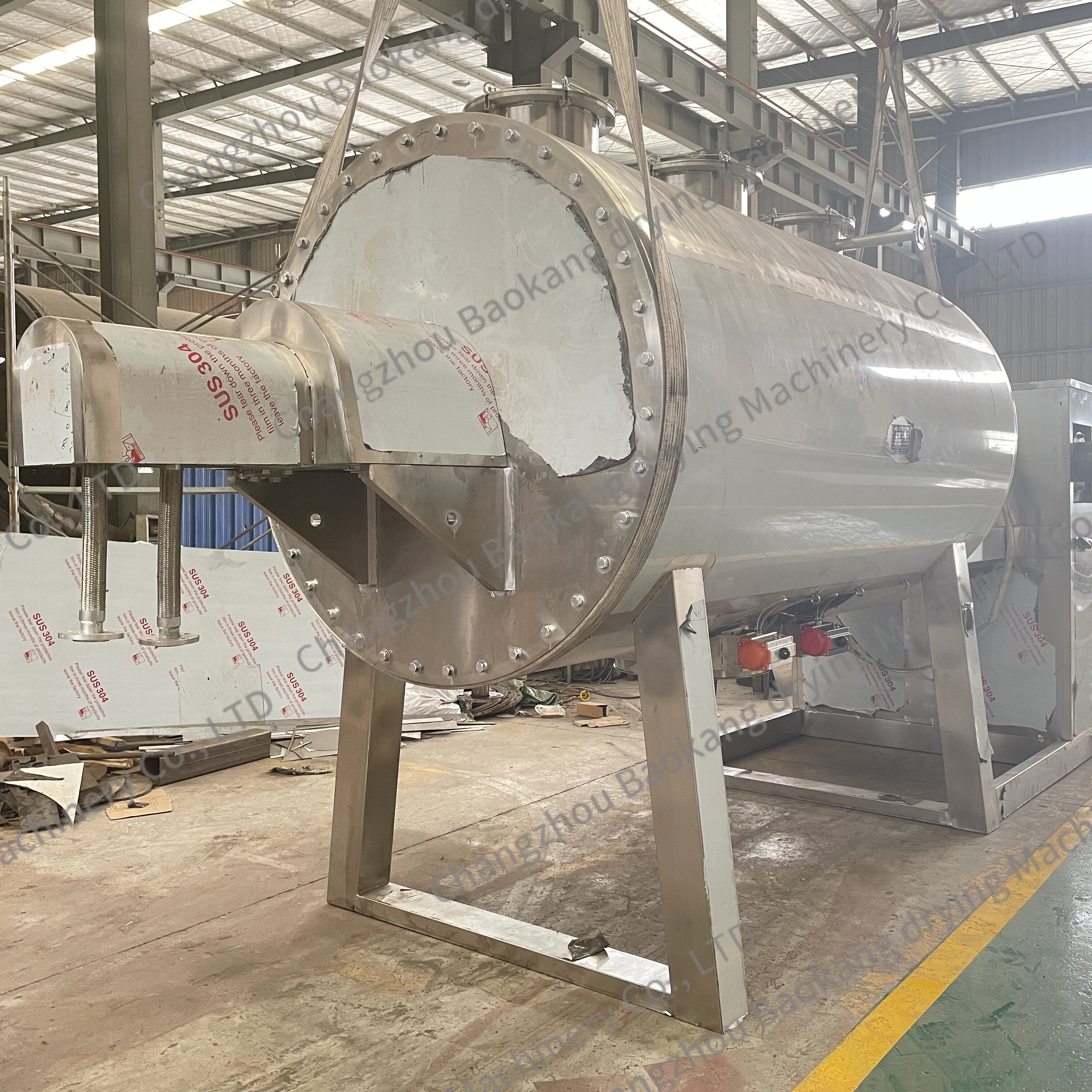Rotary vacuum rake dryer Organic solvent drying equipment ZB series vacuum rake dryer