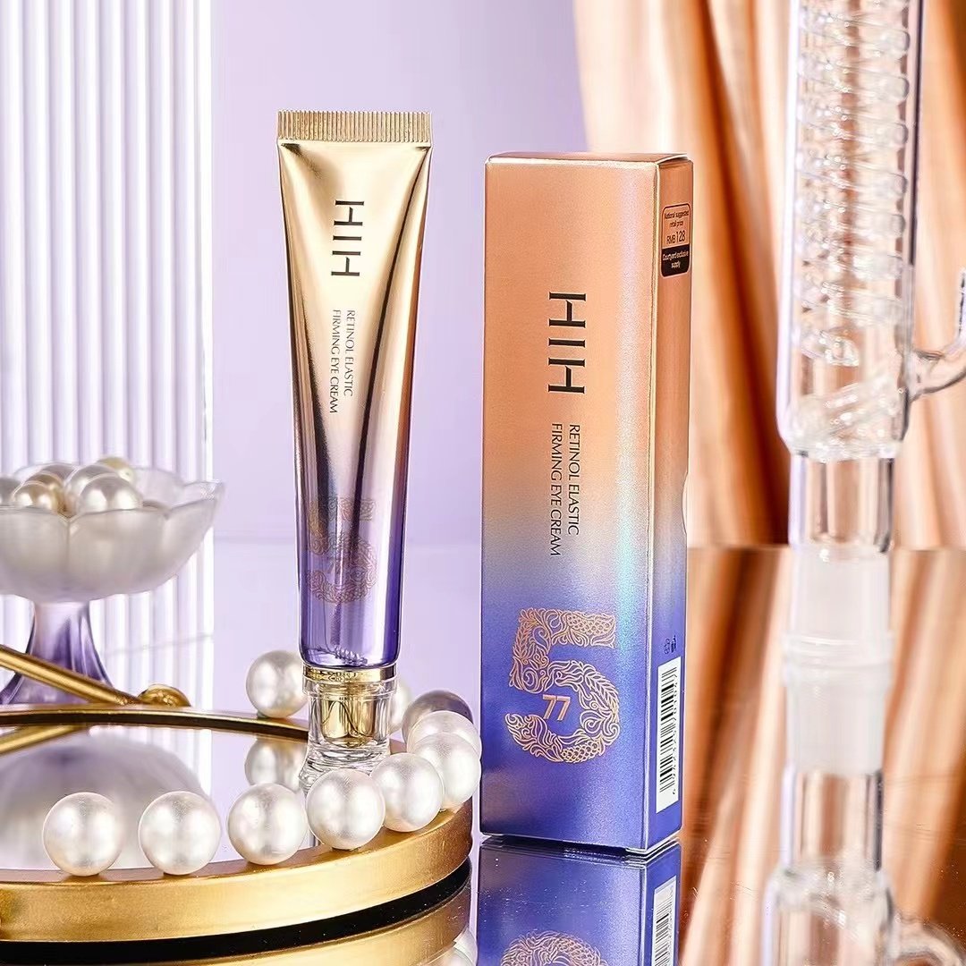 HIH brand Hot selling Private Label Vegan Retinol Eyes Cream Remove Dark Circles Bag Wrinkle Removal Anti Aging under Eye Cream