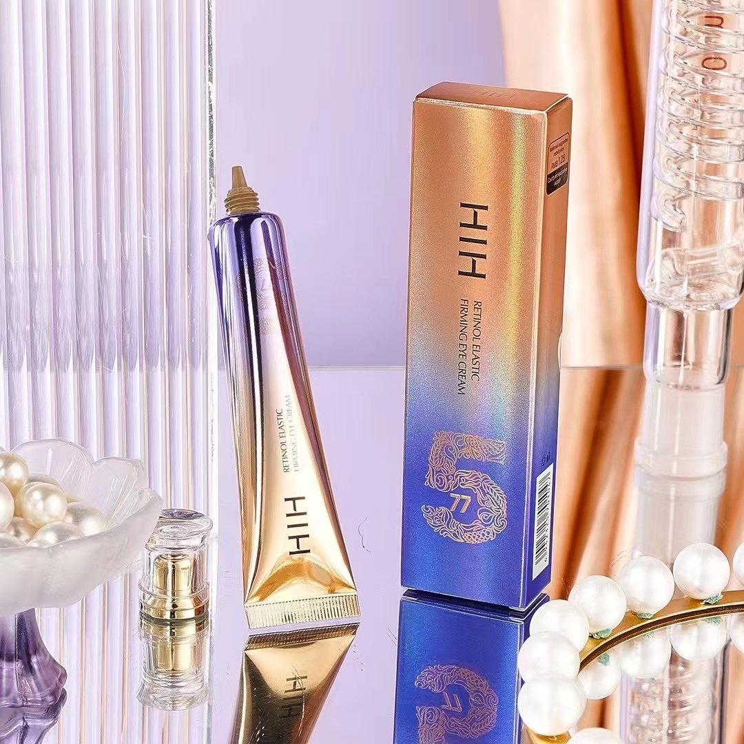 HIH brand Hot selling Private Label Vegan Retinol Eyes Cream Remove Dark Circles Bag Wrinkle Removal Anti Aging under Eye Cream