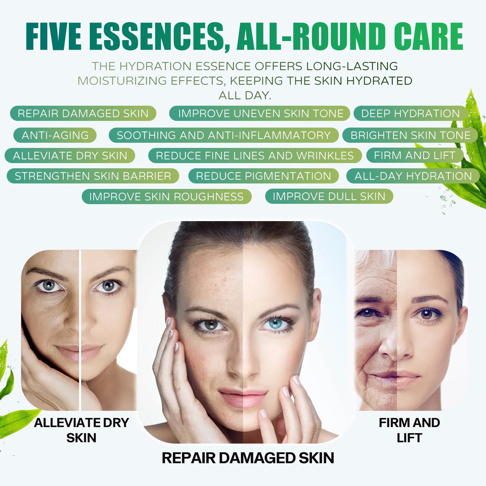 OEM anti-wrinkle firming and brightening ampoule soothing moisturizing repairing essence beauty salon professional essence