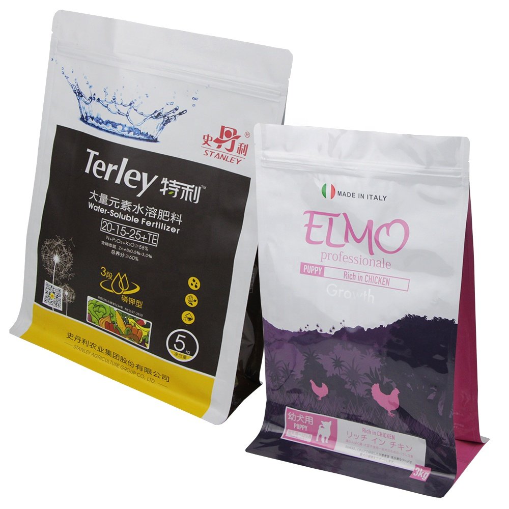 5L9L10L1L Flat Bottom Plastic Soil Fertilizer Bags Tierra Negra Plant Organic Fertilizer Soil Packaging Plastic Bags