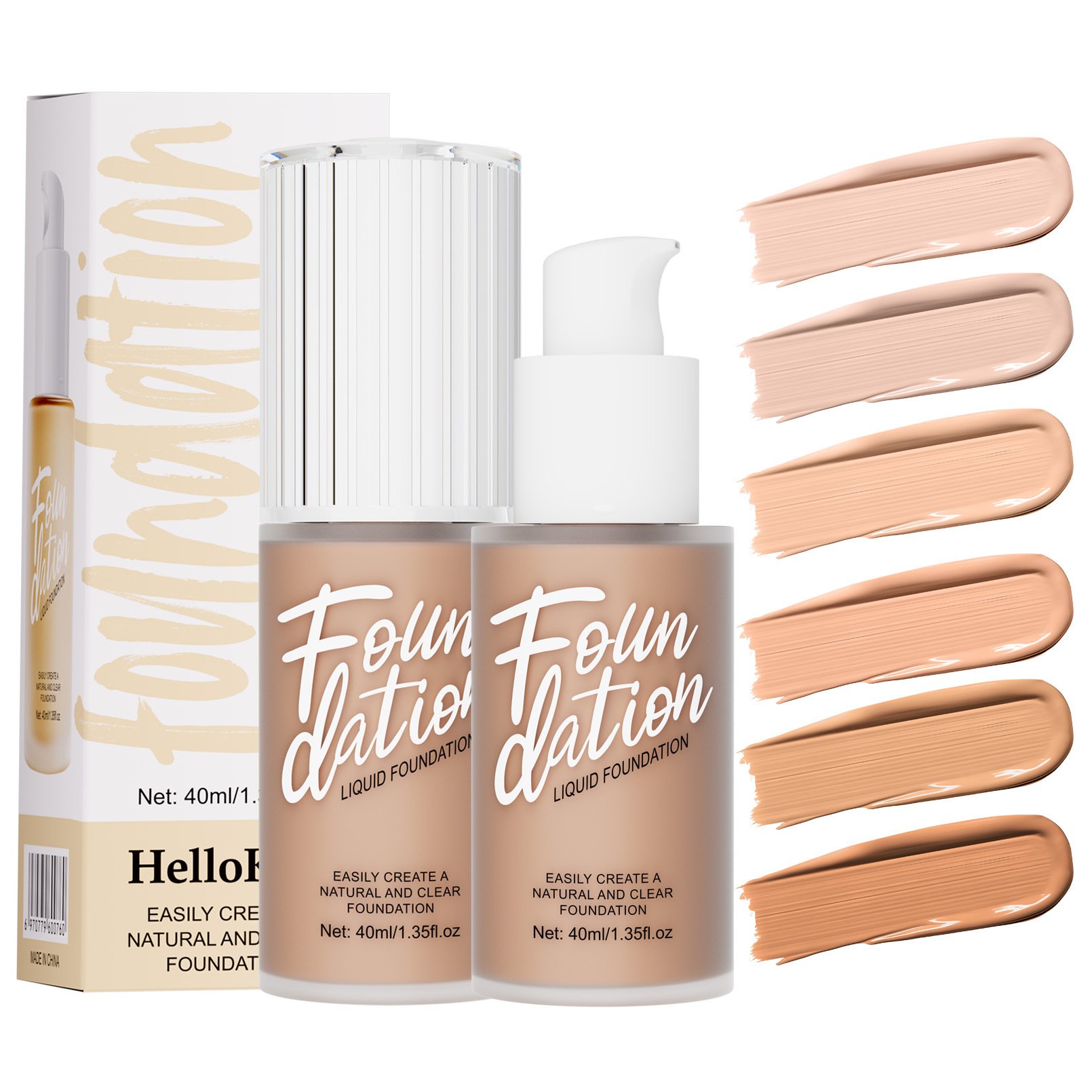 Wholesale Tinted Moisturizer Bulk Foundation Makeup Low Moq Organic Spray Foundation Full Coverage Waterproof
