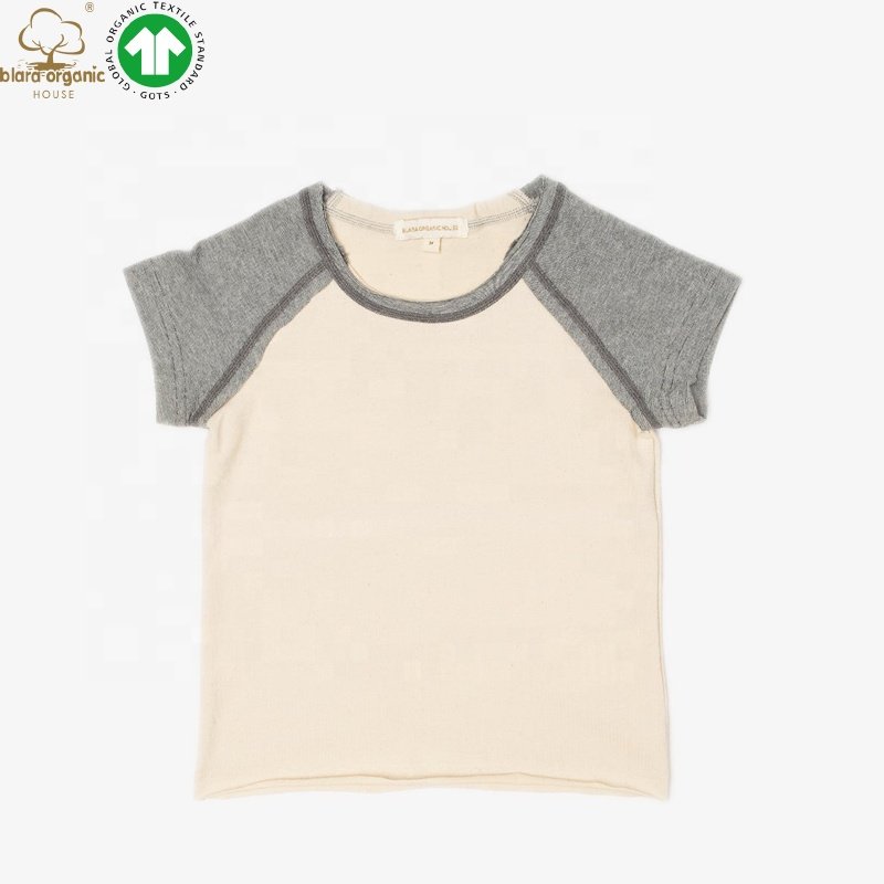 Stretch Organic Jersey Women Pajama Set Raglan Contrasting Grey Women Night Wear Clothing Sets