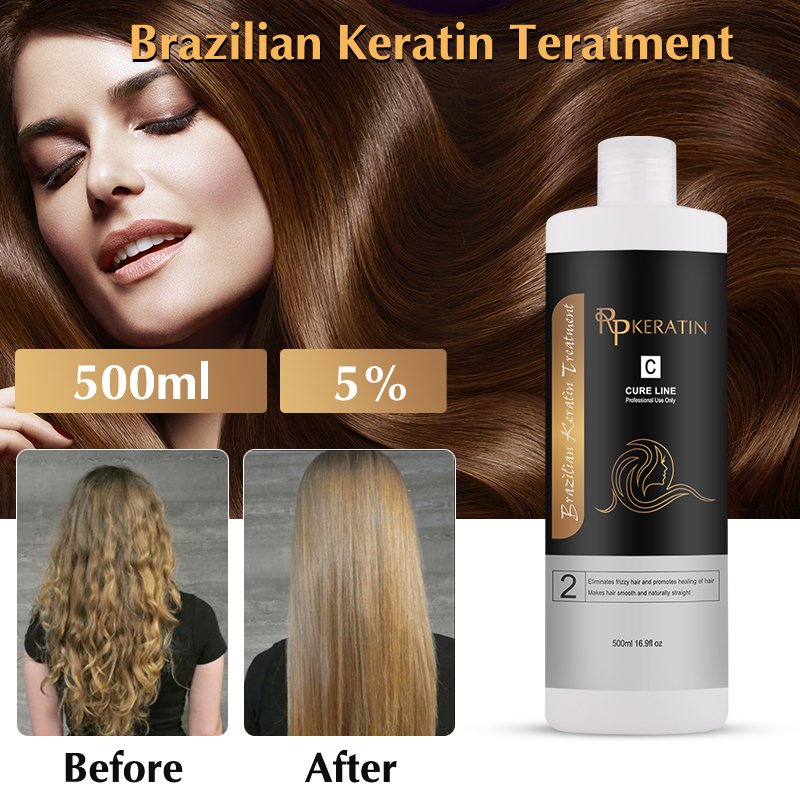 Formaldehyde Free Smooth Brazilian Keratin Hair Straightening Cream Collagen Protein Keratin Hair Treatment