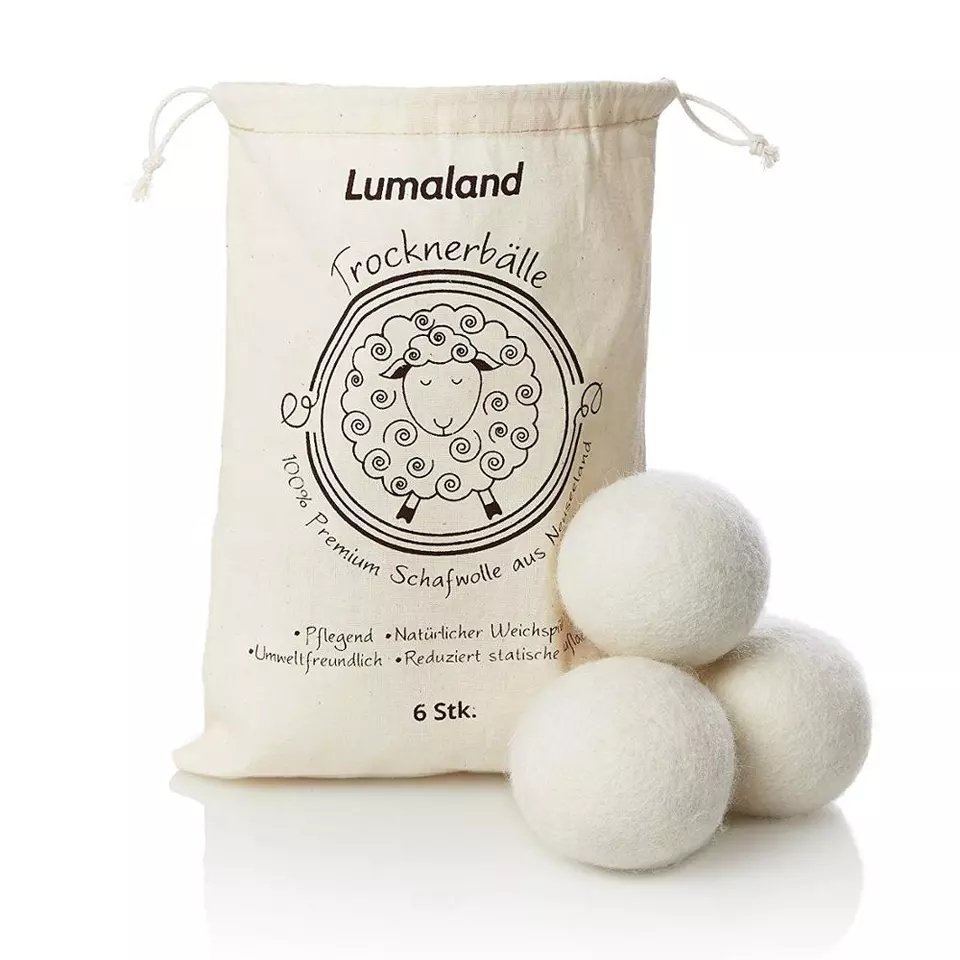Laundry Balls Dryer XL Handmade Organic Wool Dryer Balls Laundry Chemical Free, Natural and Unscented
