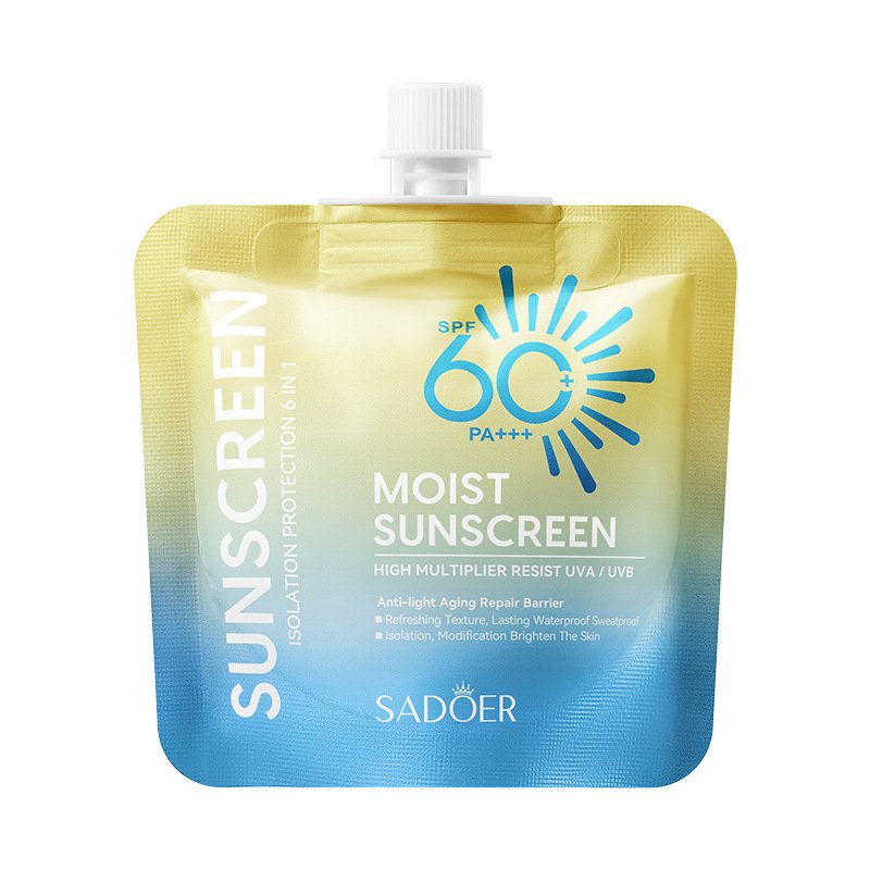 Wholesale High Multiples Lasting Sunscreen Organic Moisturizing Soothing Whitening Anti-UV Sun Cream Spf 60
