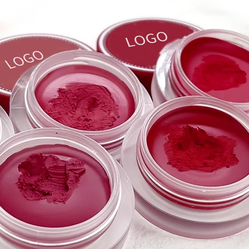 Velvet Matte Lip Mud Lip Glaze Organic Long Lasting Cheek Tint Mousse Vegan Makeup Matte Lip Mud
