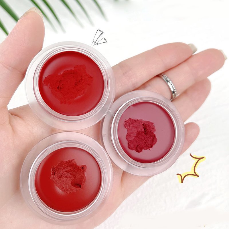 Velvet Matte Lip Mud Lip Glaze Organic Long Lasting Cheek Tint Mousse Vegan Makeup Matte Lip Mud