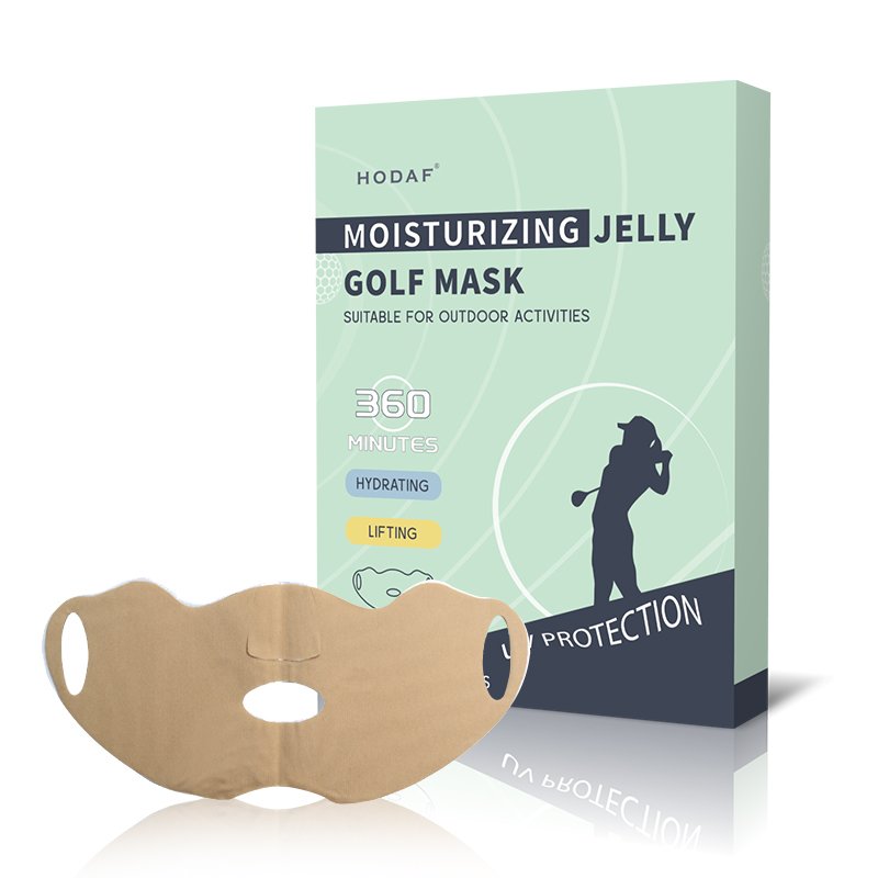 Sun Protection Outdoor Gel Uv Cut Protect Skin Face Fit Sunscreen Patch Golf Facial Sheets Mask