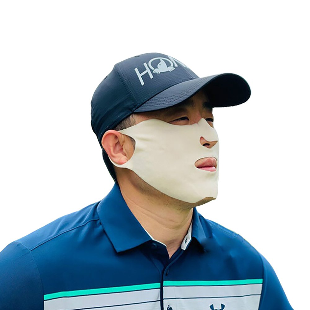 Sun Protection Outdoor Gel Uv Cut Protect Skin Face Fit Sunscreen Patch Golf Facial Sheets Mask